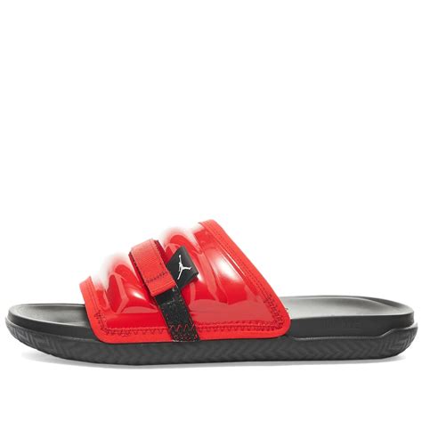 Air Jordan Super Play Slide University Red Black Pomegr END SG