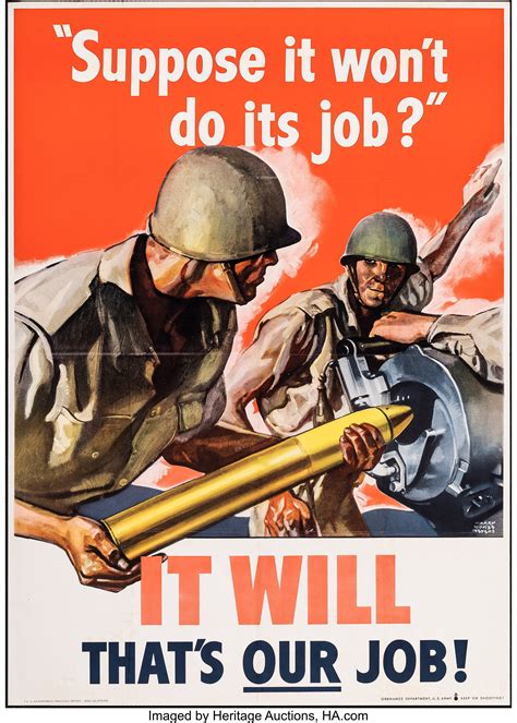 World War Ii American Propaganda Poster Showing A Nazi