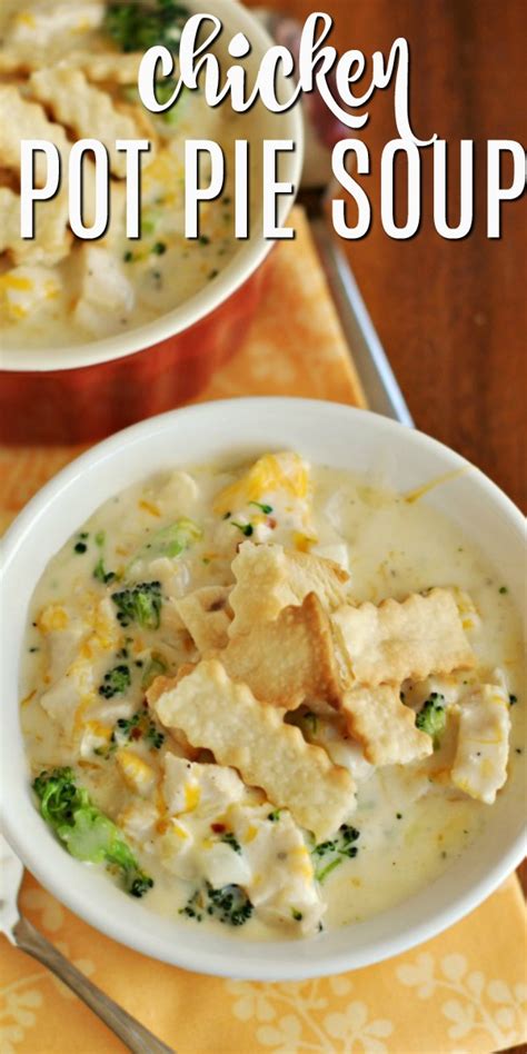 You (and your stomach) can thank us later! Need a quick and easy dinner idea? Try making some Chicken Pot Pie Soup. Use Pillsbury Pie Crust ...