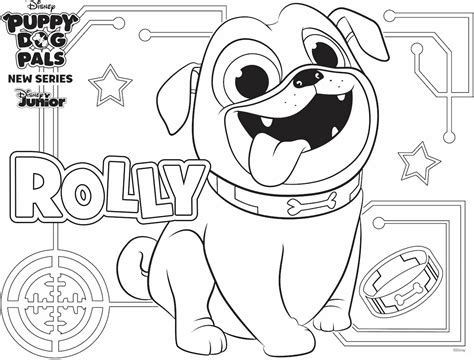 The coloring pages are printable and can be used in the classroom or at home. Rolly Coloring Page Family Activity | Disney Family