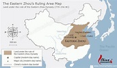 The Eastern Zhou Dynasty Map - Ancient China Maps | Zhou dynasty, China ...