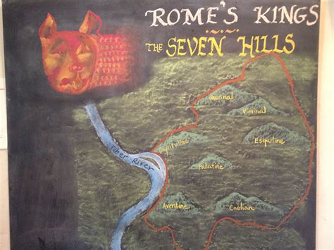 The City Of Seven Hills Rome Waldorf 6th Grade Chalk Drawing Home