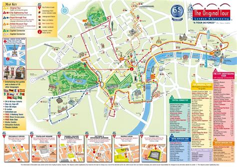 Map Of Attractions In London Cherry Hill Map