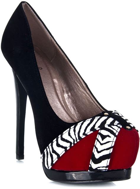 Zebra Print Crisscross Zebra High Heels Heels High Heels Stilettos