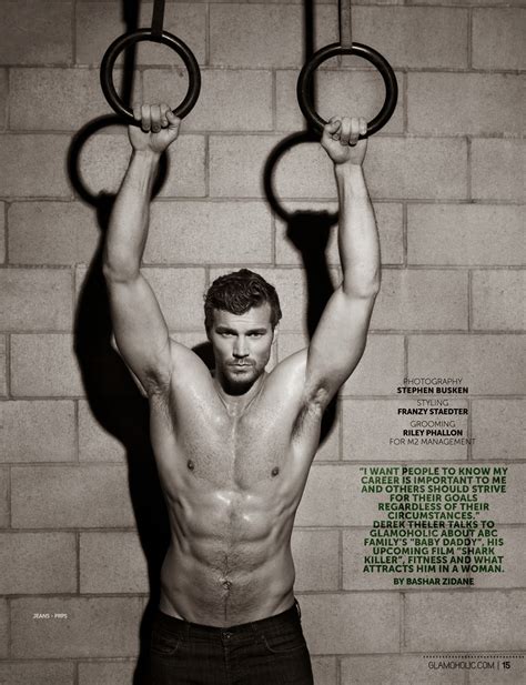 Chatter Busy Derek Theler Shows Off Six Pack For Glamoholic