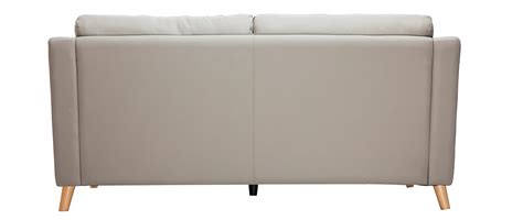 And they're both tested and approved for tear strength, flexibility and color fastness, so you can enjoy these sofas for many years. Sofa Leder Design 3-Sitzer grau ARNOLD - Büffelleder - Miliboo