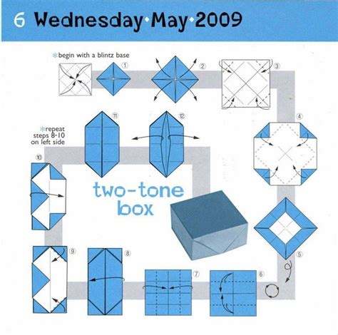 Printable Origami Instructions Box