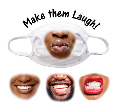 Funny Mouth Make Them Laugh Face Masks Etsy