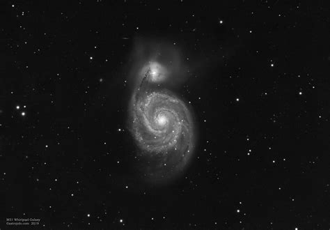 Messier 51 Whirlpool Galaxy Lrgb Astrophotography Astrojolo