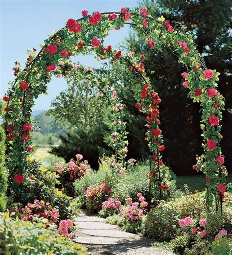 Cool Garden Design With Rose Arch Interior Design Ideas Avsoorg