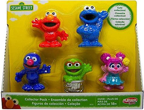 Buy Sesame Street Friends Grover Elmo Cookie Monster O The Grouch And Abby Cadabby Figures 2 1