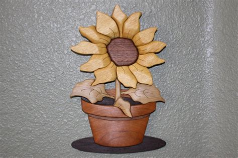 Sunflower Intarsia By Jim ~ Woodworking Community
