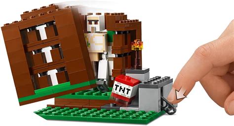 Lego Minecraft 21159 The Pillager Outpost Iron Golem Set Exotique