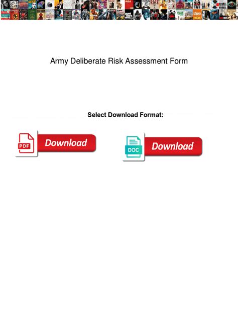 Fillable Online Pdf Dd Form 2977 Deliberate Risk Assessment Worksheet