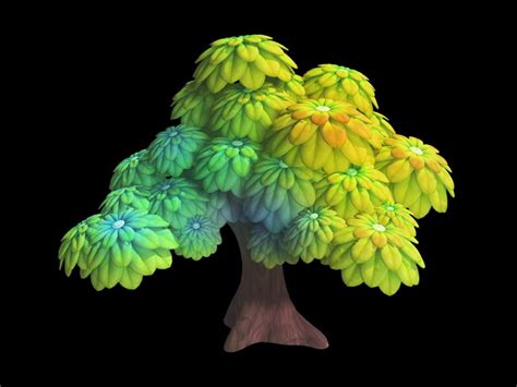 Cartoon Tree 3d Model 3ds Max Files Free Download Cadnav