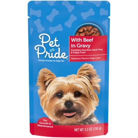 We don't have any other animals so we can't speak to that. Kroger - Pet Pride® Beef in Gravy Wet Dog Food Pouch, 5.3 oz