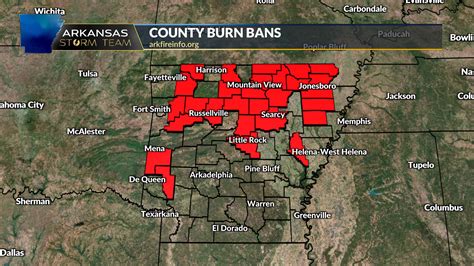 Pulaski County Under Burn Ban Bumps Up To 28 Arkansas Counties Kark