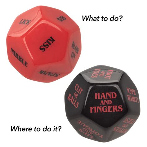 Naughty Bits Roll Play Naughty Sex Dice Set Game Couples Foreplay