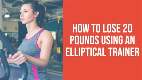Elliptical Weight Loss How To Lose Pounds Using An Elliptical Trainer Youtube