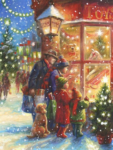 Jim Mitchell B1949 — 700×928 Illustration Noel Joyeux Noel