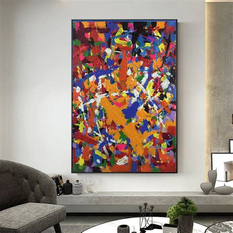 Sell Paintings Online Red Large Abstract Painting L31 Modern
