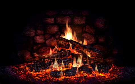 50 Animated Fireplace Desktop Wallpapers Wallpapersafari