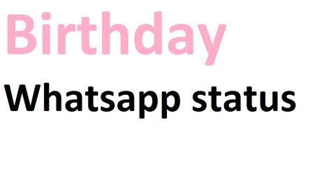 For me, it is the source of happiness and strength because of you. Happy birthday status for Whatsapp ~ Whatsapp Status