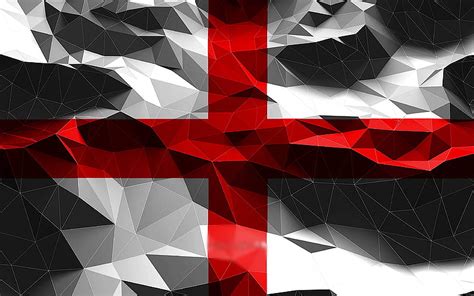 Download England Flag Poly Art Wallpaper