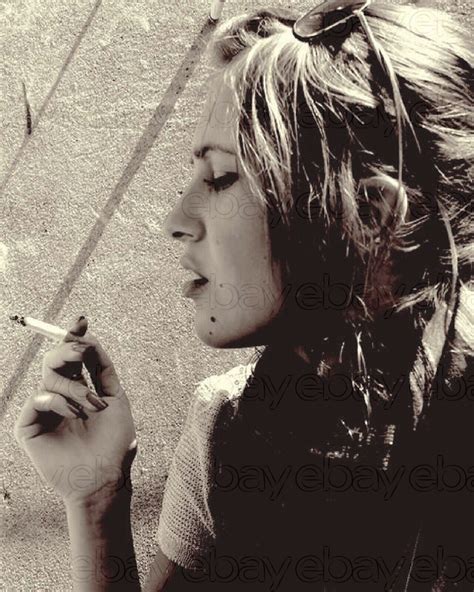 Glossy 8x10 Fine Art Photo Picture Print Sexy Girl Next Door Smoking