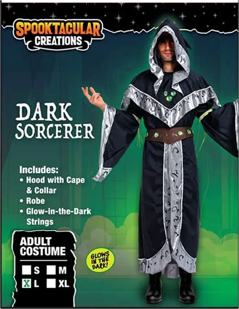 Fun Men Sorcerer Medieval Warlock Halloween Costume For Sale