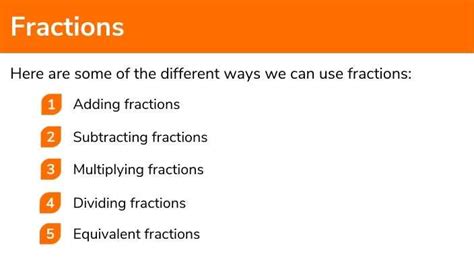 Fractions Gcse Maths Steps Examples And Worksheet