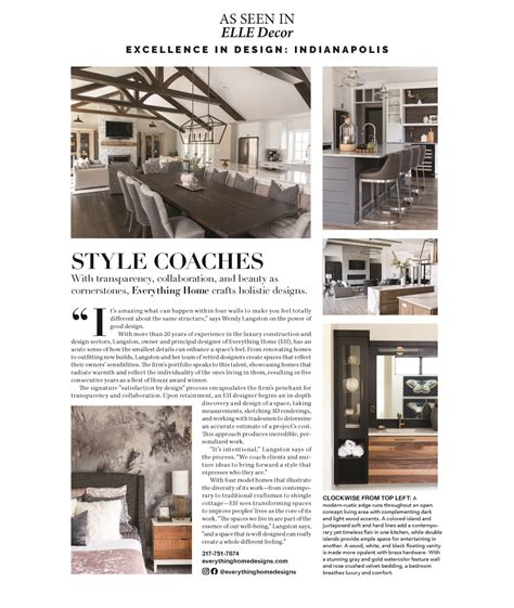 Everything Home Designs Featured In Elle Decor Magazine