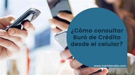 ¿cómo Consultar Buró De Crédito Desde El Celular ️📲