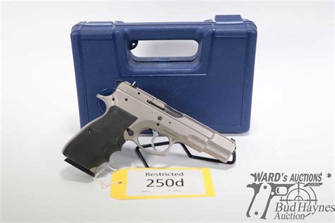 Restricted Handgun Cz Model 75b 9mm Luger Ten Shot Semi Automatic W