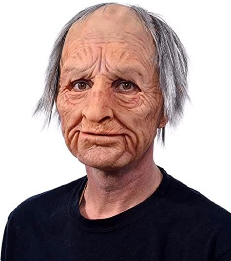 Buy Halloween Realistic Old Man Latex S Big Nose Supersoft Horror Face