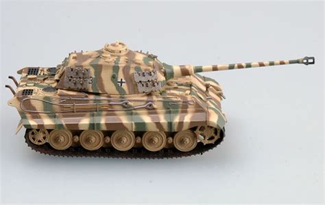 Wwii German Tiger Kingtiger Tank 172 Diecast Assembled Collection Easy