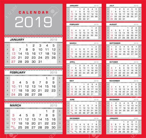 Pick 2019 Calendar With Week Numbers Calendar Printables Free Blank