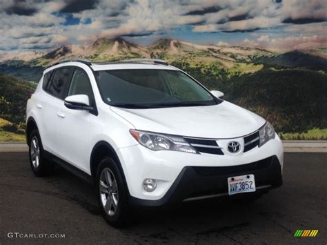 2015 Super White Toyota Rav4 Xle 113975147 Photo 6