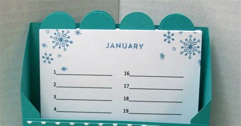 Stampin Up Sells A Great Perpetual Birthday Calendar Stamp Set And Kit