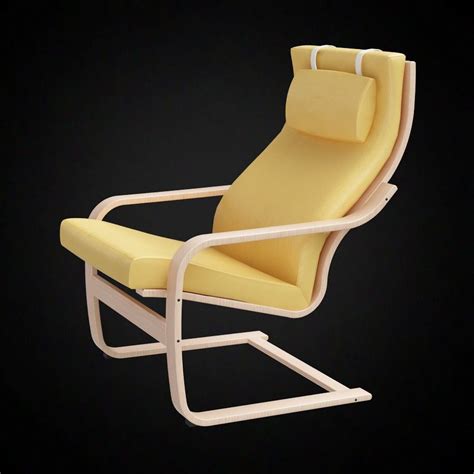 Ikea poang black ottoman cushion 502.394.57. Ikea Leather Armchair | Ikea poang chair, Leather armchair ...