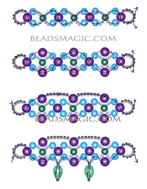 Free Pattern For Beautiful Beaded Necklace Black Goddess Beads Magic