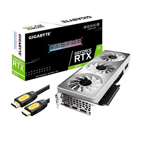 Gigabyte Geforce Rtx 3070 Vision Oc Directx 12 Graphics Card 8gb 256