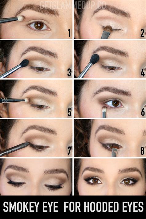 Blending the eyeshadow serves the purpose of creating a beautiful look without people noticing that you're. VIDEO: Wearable Smokey Eye Makeup for Hooded Eyes ...