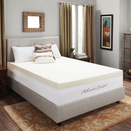 Down alternative options are typically made of polyester and are hypoallergenic. 4-Inch Breathable Memory Foam Mattress Topper - Walmart.com