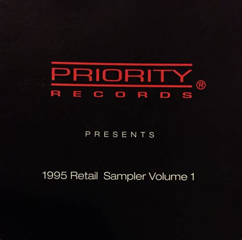 Priority Records Presents 1995 Retail In Store Sampler Volume 1 1995