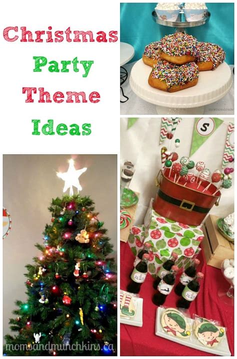Christmas Party Themes Moms And Munchkins