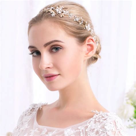 New Simple Bride Hair Accessories Handmade Wedding Jewelry Bridal Comb