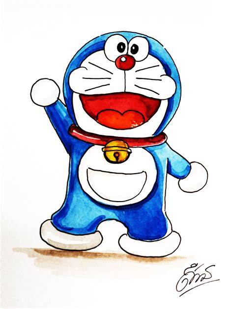 Draw Doraemon Step Easy Drawings Cute Easy Drawings Cartoon Drawings