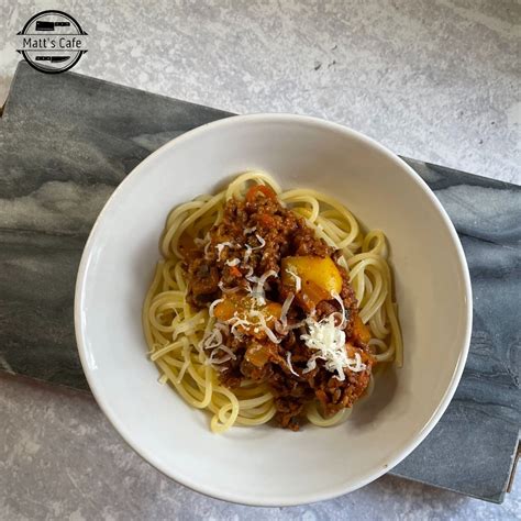 Slimming World Spaghetti Bolognese Recipe Matts Cafe
