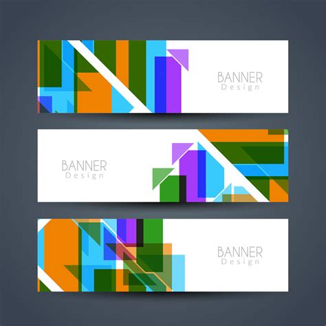 Abstract Modern Stylish Banners Set 261591 Vector Art At Vecteezy